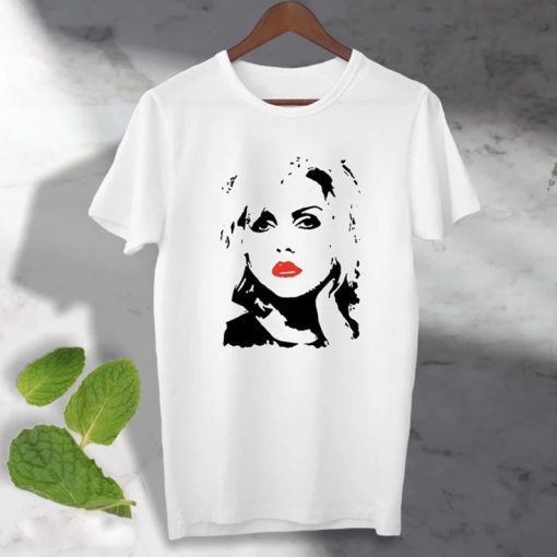 Blondie Debbie Harry Poster Red Lips T Shirt