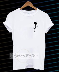 Rose black rose t shirt