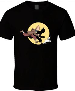 The Adventures Of Tintin Fun Popular T Shirt