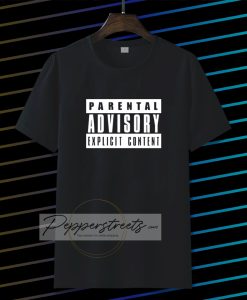 Parental advisory black t-shirt