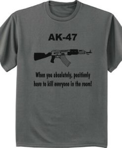 t-shirt funny AK-47 second amendment gun rights tee