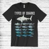 16 Types of Sharks T-Shirt