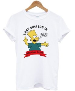 Bart Simpson Radical Dude T-shirt