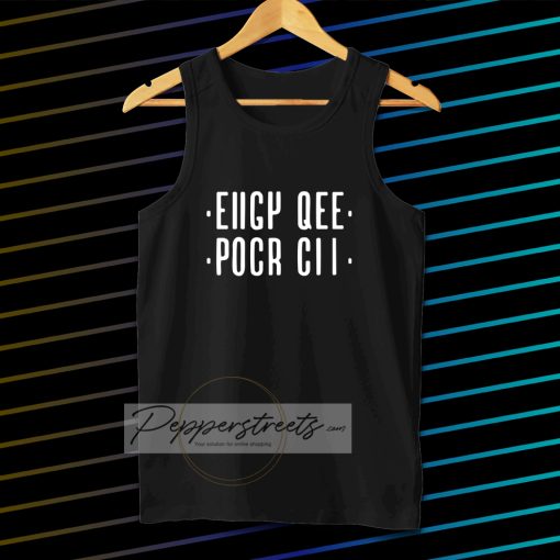 Eiigy qee pocr cii tanktop