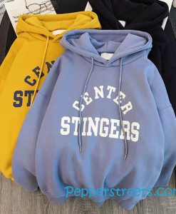 Womens CENTER STINGERS Printed Cool Hoodies
