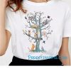 Womens Sweety Lovely Cats Print Summer T-Shirts