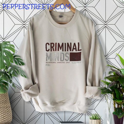 Distressed Criminal Minds TV Series Sweatshirt