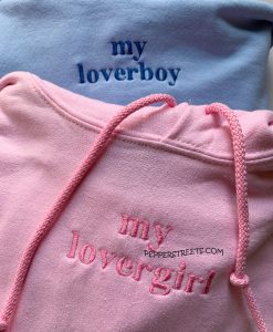 My loverboy my lovergirl Embroidered Matching Set