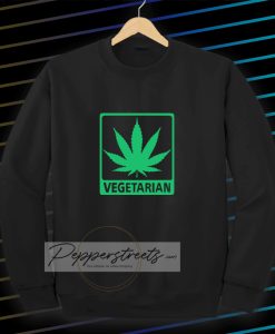 Vegetarian Marijuana Sweatshirt