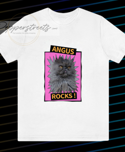 Angus Rocks cat T Shirt