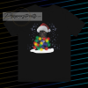 Bulldog Led Christmas Lights T Shirt