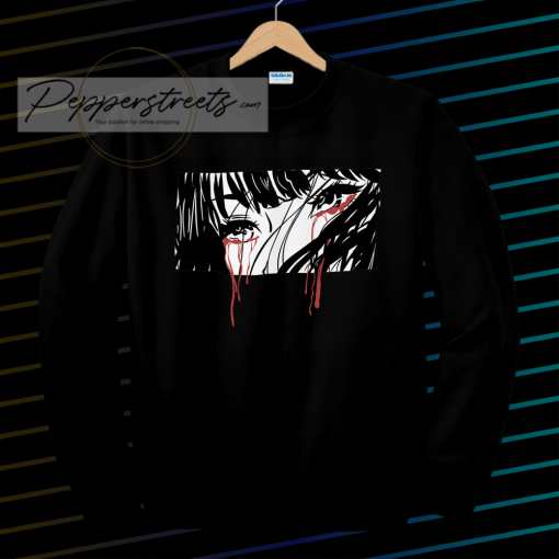 Crying Girl Manga Sweatshirt