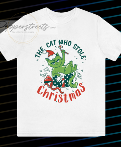 The Cat Who Stole Christmas t shirt