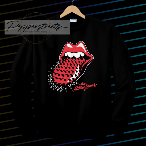 The Rolling Stones Spiked Tongue Sweatshirt