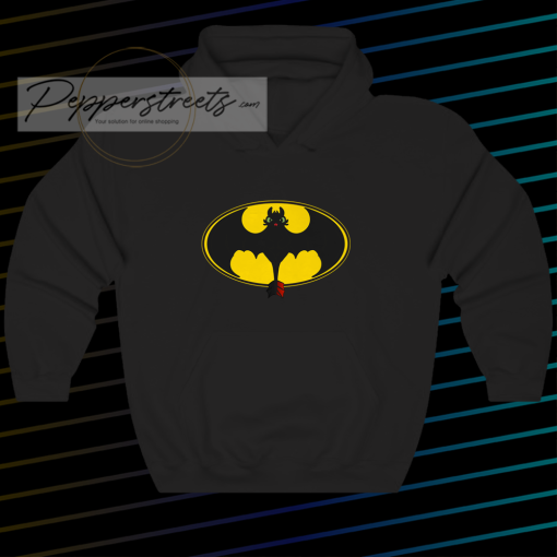 Toothless Batman Logo Hoodie