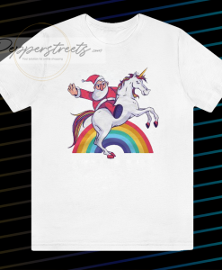 Unicorn Santa's T Shirt