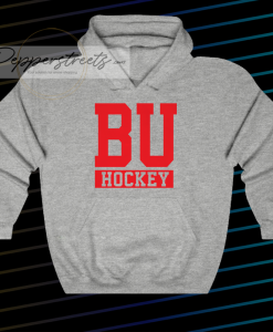 BU hockey hoodie