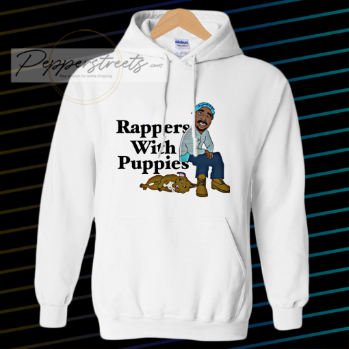 Dog Limited Rappers With Puppies Pink Hoodie