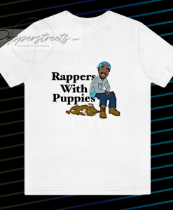 Dog Limited Rappers With Puppies Pink t shirt