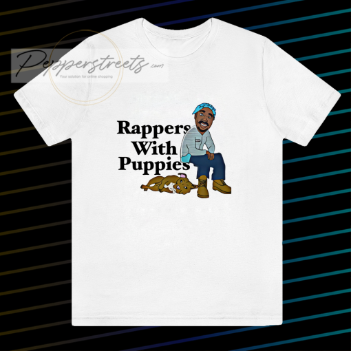 Dog Limited Rappers With Puppies Pink t shirt