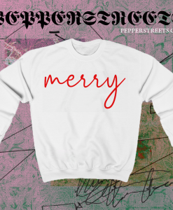 Merry Christmas Sweatshirt TPKJ1