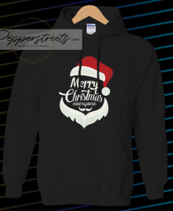 Santa style Merry Christmas Hoodie