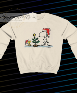 Snoopy tree christmas Sweatshirt