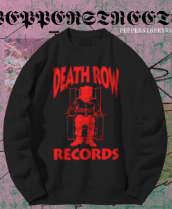 Death Row Records Sweatshirt TPKJ1