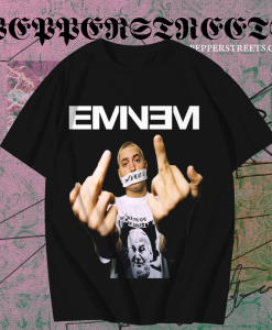 Eminem Middle Finger Band T-Shirt TPKJ1