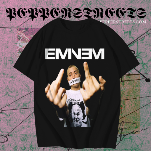 Eminem Middle Finger Band T-Shirt TPKJ1