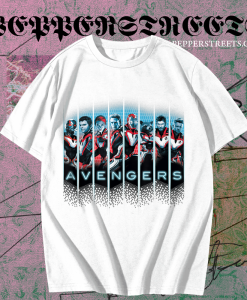 Marvel Avengers Endgame Grid Panel T-Shirt TPKJ1