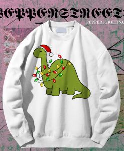 Roarsome Christmas Dinosaur Sweatshirt TPKJ1