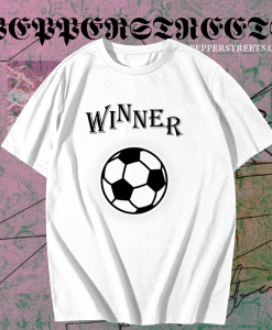 Soccer Winner Goal Champion Soccer Ball Football T Shirt TPKJ1