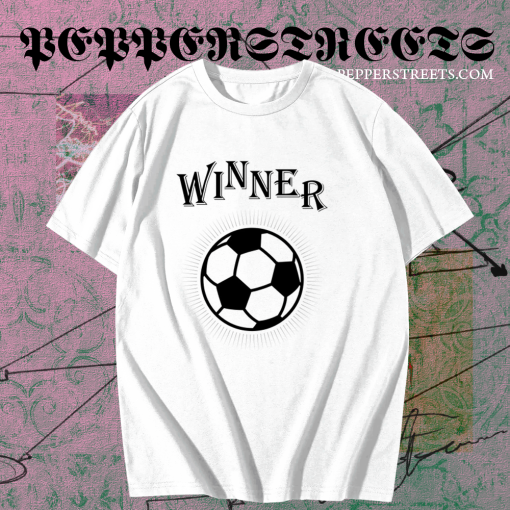 Soccer Winner Goal Champion Soccer Ball Football T Shirt TPKJ1