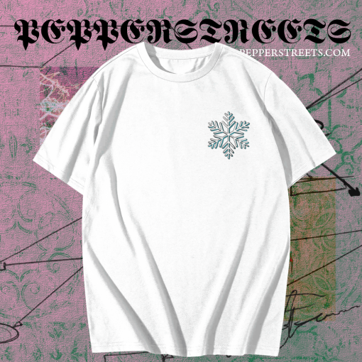 Teal Snowflake T Shirt TPKJ1