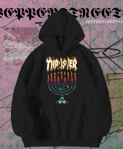 Thrasher Menorah Hoodie TPKJ1