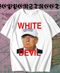 White Devil Donald Trump T-shirt TPKJ1
