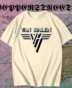 Van Halen Band Space Logo White T Shirt TPKJ1