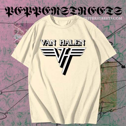 Van Halen Band Space Logo White T Shirt TPKJ1