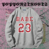 Babe 23 sweatshirt TPKJ1