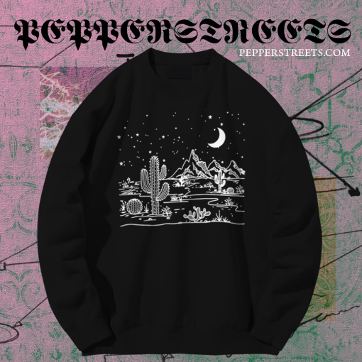 Desert starry night Sweatshirt TPKJ1