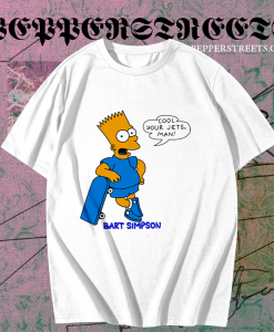 Cool Your Jets Man Bart Simpson T-Shirt TPKJ1