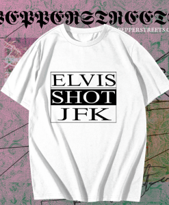 ELVIS SHOT JFK La Haine Film T-Shirt TPKJ1