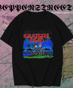 Grateful Dead Golden Gate San Francisco Skeleton T-shirt TPKJ1