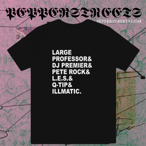 Large Professor Dj Premier Pete Rock T-Shirt TPKJ1