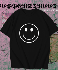 Smiley Face Emoticon T-shirt TPKJ1