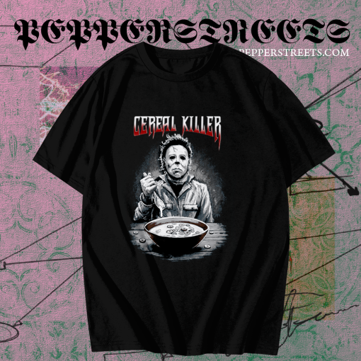 Michael Myers Halloween Cereal Killer T-Shirt TPKJ1