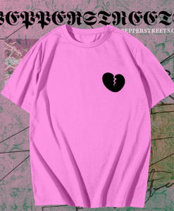 Broken heart light pink T-Shirt TPKJ1