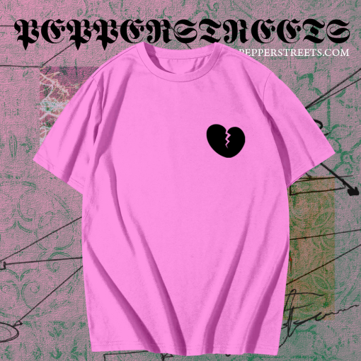 Broken heart light pink T-Shirt TPKJ1