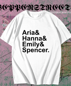 Aria Hanna Emily Spencer PLL T-shirt TPKJ1